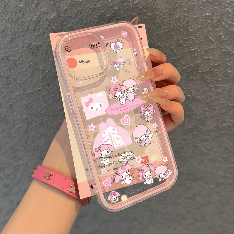 Lucu Aesthetic Anti Slip Kartun My Melody Case Vivo T5 Pro Y05 Y31D Pro Y11D V70 V60 Lite Y400 Y21D 