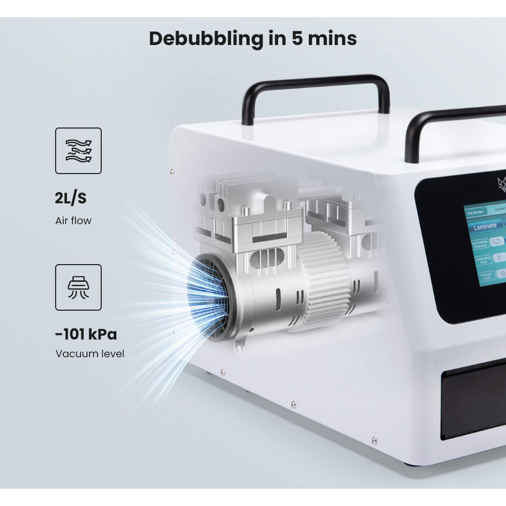 Willow REFOX FM45 Max 12.9inch All In one OCA Laminating and Debubbling Machine Built in Pump and Ai