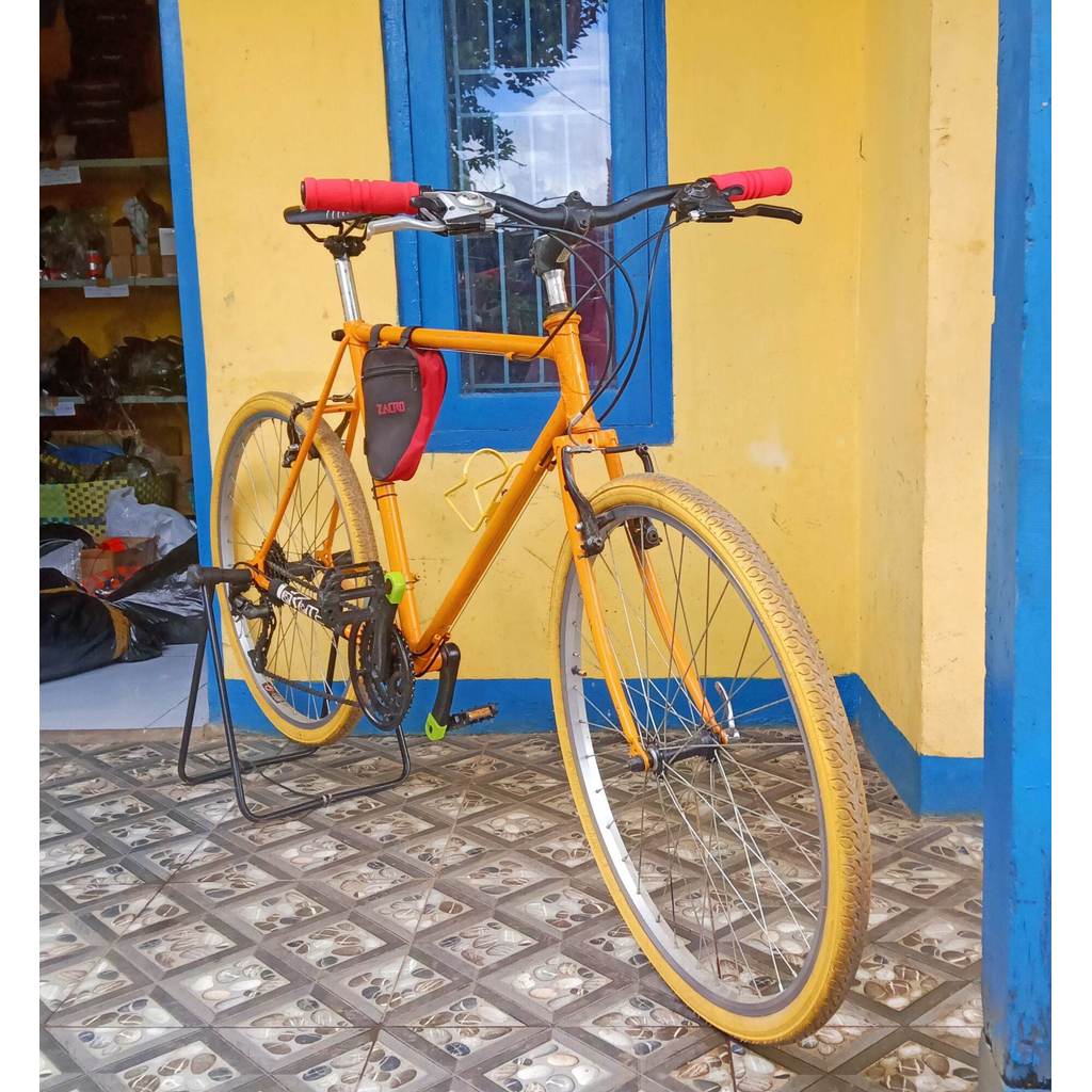 Sepeda city bike antik merk golden eagle ringan second bekas sepeda jadul golden eagle 3x7 speed sep