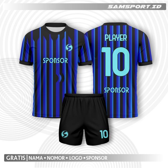 Baju Kaos Jersey Sepak Bola Inter Milan Home 2026 Full Patch Dry-fit Gratis Nama Nomor