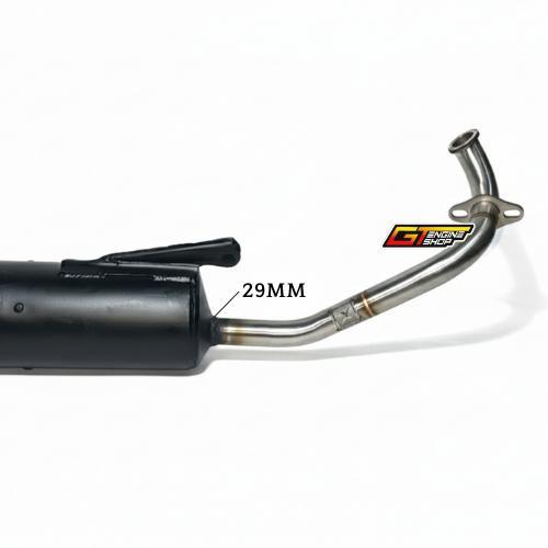 KNALPOT BEAT MP7 130CC EXFLOW EXHAUST FULLSYSTEM KNALPOT EXFLOW BEAT KARBU SCOOPY KARBU 130CC MP7