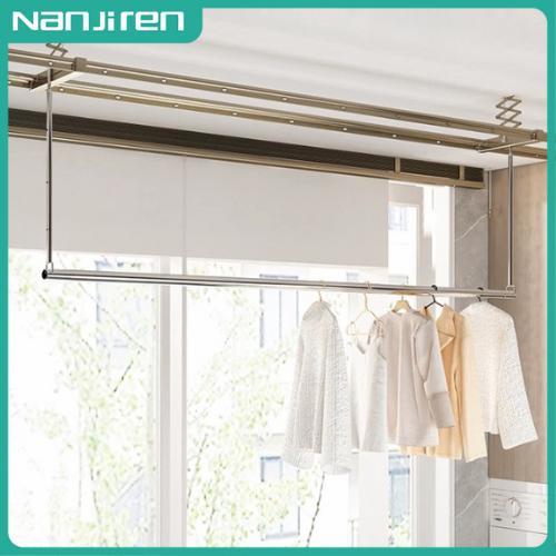 Jemuran Gantungan Dinding Jemuran Portable Lipat Dinding Stainless Jemuran Balkon Kanopi - Nanjiren