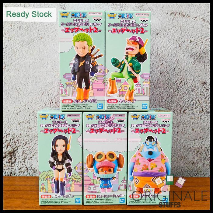 WCF One Piece Egghead 2 Figure Japver Original (Zoro Chopper Robin Usopp Jinbei)