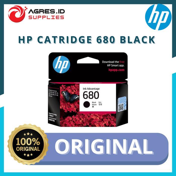 HP TINTA 680 BLACK CATRIDGE PRINTER 680 BLACK TINTA PRINTER ORIGINAL CATRIDGE PRINTER ORIGINAL