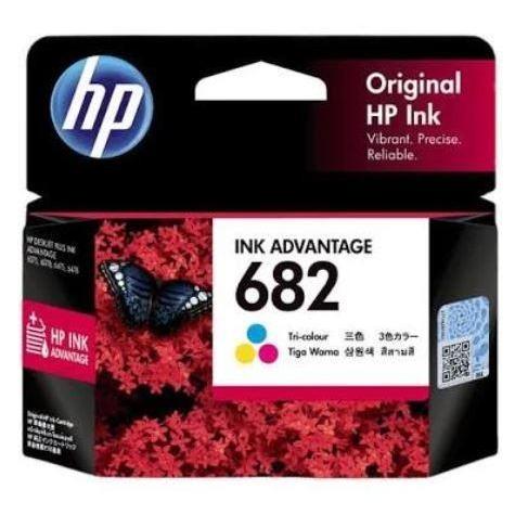 HP Tinta Cartridge 682 Colour /Warna Original Tinta For 1216 2335 2775