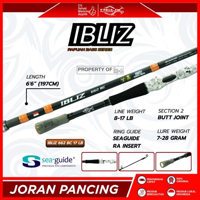 JORAN RELIX NUSANTARA IBLIZ 662 BC 8-17 LB JORAN CASTING JORAN TOMAN