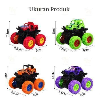 Mainan anak-anak monster jeep mainan mobil off-road jeep 4 inertial drive mini jeep mainan anak