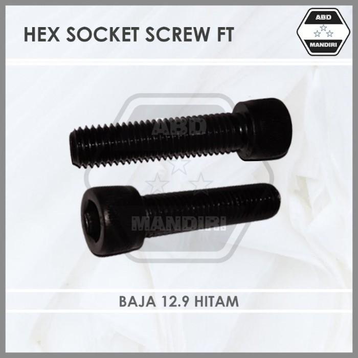 Baja Hitam 12.9 Baut L M24 X 70 ( Hex Socket Screw ) M24x70 / 24x70 FT