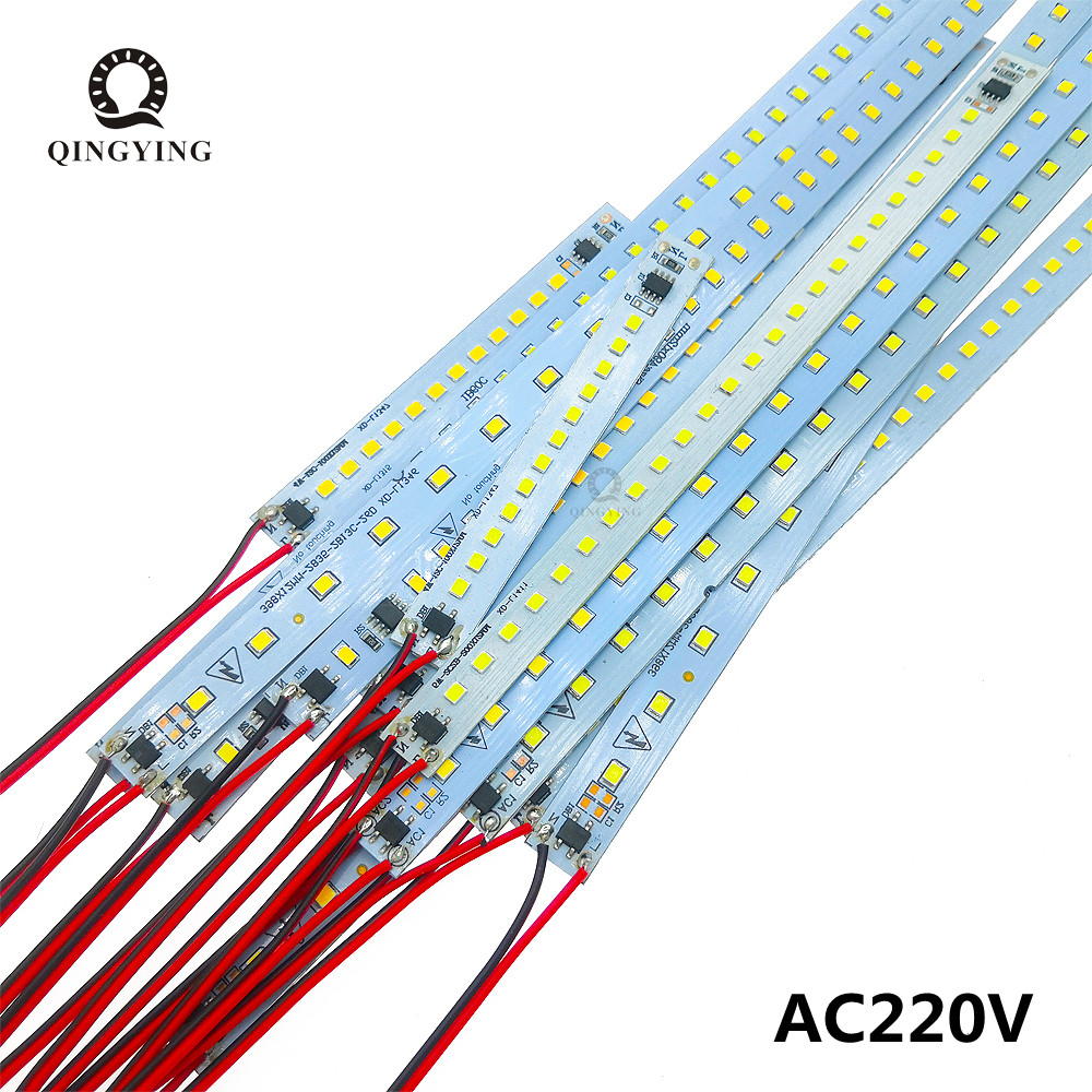 5pcs-20pcs AC220V LED PCB Lights 10CM 20CM 30CM 40CM 50CM 4W-8W Warm/Natural/Cold White SMD2835 High