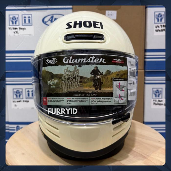 HELM FULL FACE SHOEI GLAMSTER OFF WHITE