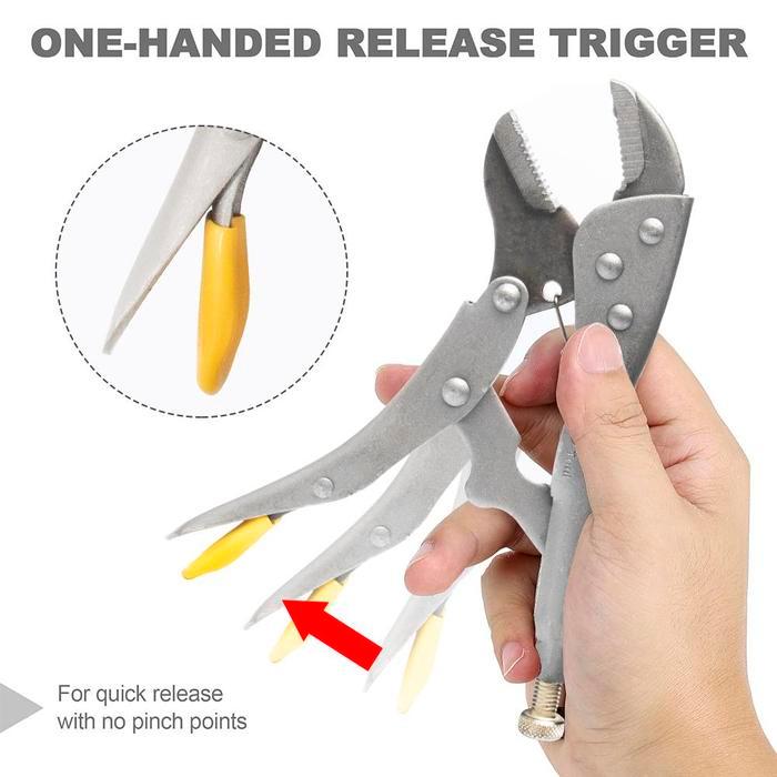 Jld Tang Buaya Locking Grip Pliers 5710 Tang Buaya Bengkok Vise Grip Locking Plier Tang Jepit Gigi