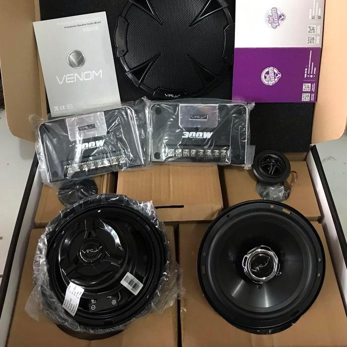 Hot Promo Speaker Splite Venom Type Virus Vs65B - Bonus Ring Kayu