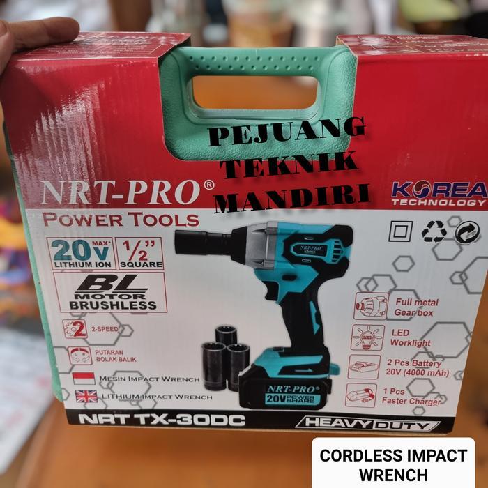 Bor Cordless Impact Wrench Brushless Nrt Pro Tx30 Dc / Nrt Pro Tx 30Dc