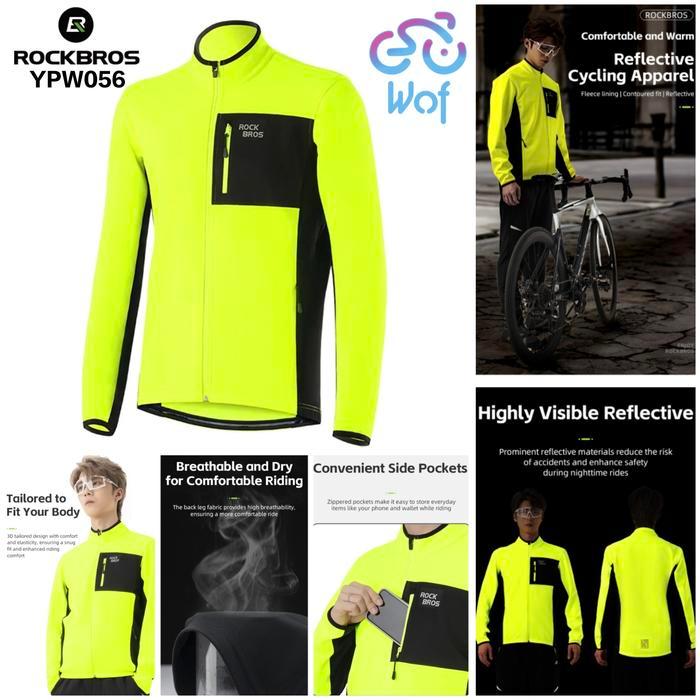 ROCKBROS YPW056 JAKET JERSEY SEPEDA MOTOR LONG SLEEVES WINTER JACKET