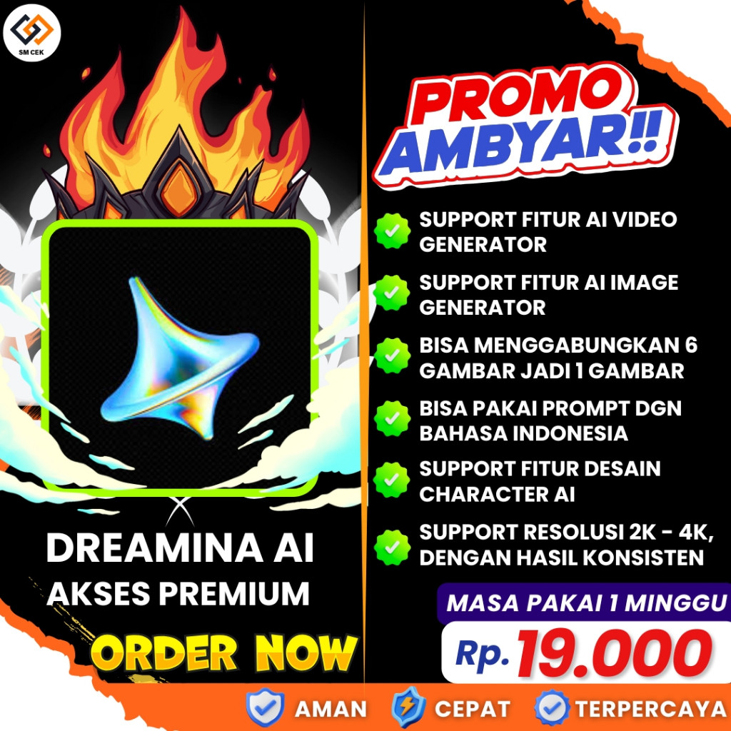 PREMIUM DREAMINA AI : BIKIN GAMBAR, BIKIN VIDEO, GAMBAR KE VIDEO, CHARACTER AI, DLL