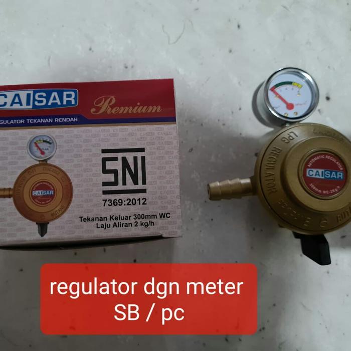 Regulator Gas + Meter Caisar Premium