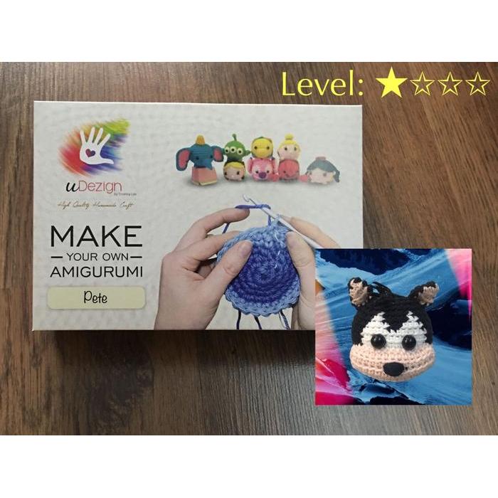 DIY Kit Boneka Rajut Amigurumi Bentuk Karakter Kucing Hitam