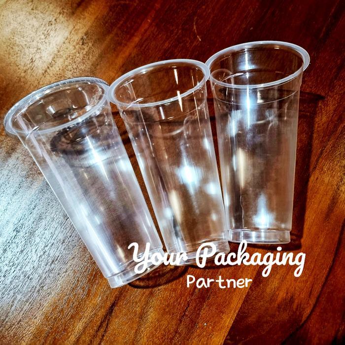 Pesona_Gadisku Cup 18Oz Slim 8,5Gr Isi 50 Pcs Tanpa Tutup / Gelas Plastik / Cup Plastic
