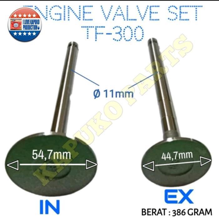 TF300 KLEP SET UNTUK MESIN DIESEL YANMAR 30PK