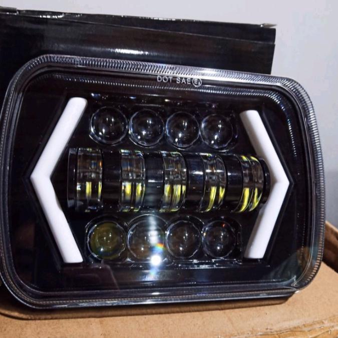 Lampu Daymaker Kotak 7 Inch Jeep Feroza Taft Dot Sae
