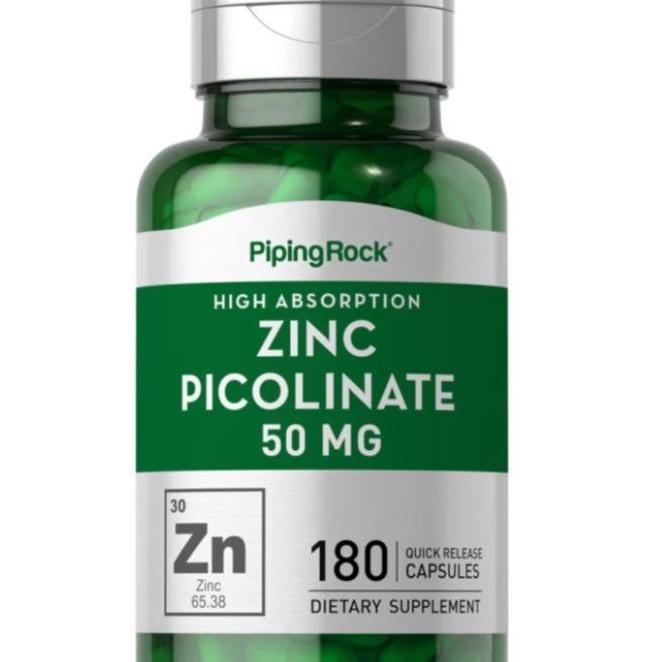 Zinc Picolinate 50 mg, Pipingrock Zinc Picolinate 180 capsule
