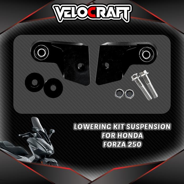 Velocraft Lowering Kit Suspension Untuk Honda Forza 250 FORZA 250 FORZA250 Penurun Shock Presisi