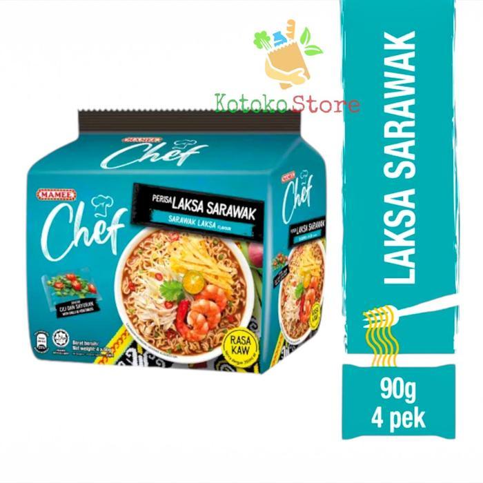 Mamee Chef Tom Yam Thai Lontong Laksa Kari Ayam Pedas Shitake / Mie Instant Mamee Chef 1 Pack