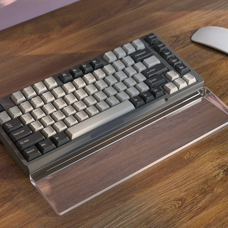 Acrylic Keyboard Hand Rest Custom Frosted Transparent Ergonomics Relax Wrist Rest