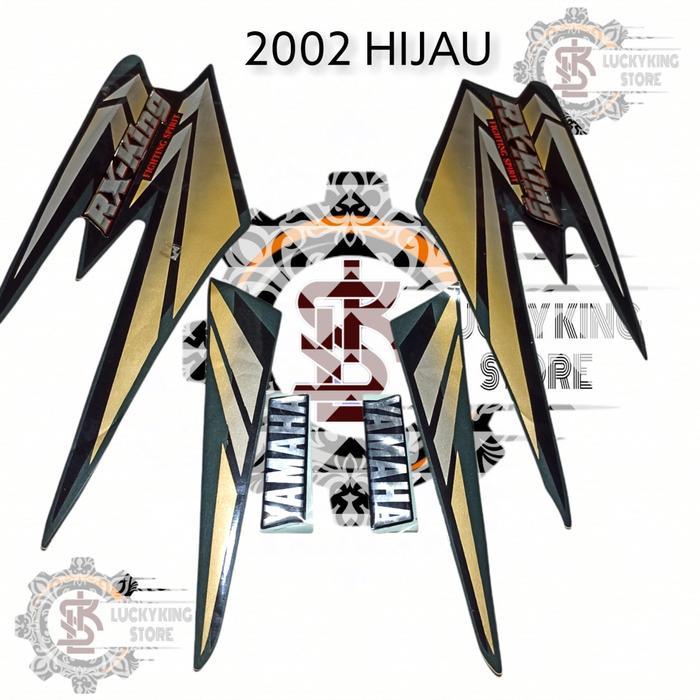 Sticker lis rx king 2002 hijau