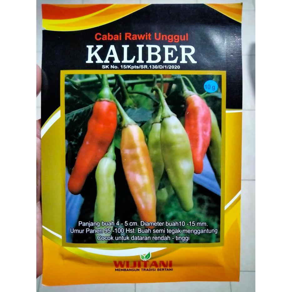 Benih Cabe Rawit Kaliber 10 Gram - Bibit Cabe Kaliber - Crm Kaliber Cabai Terlaris