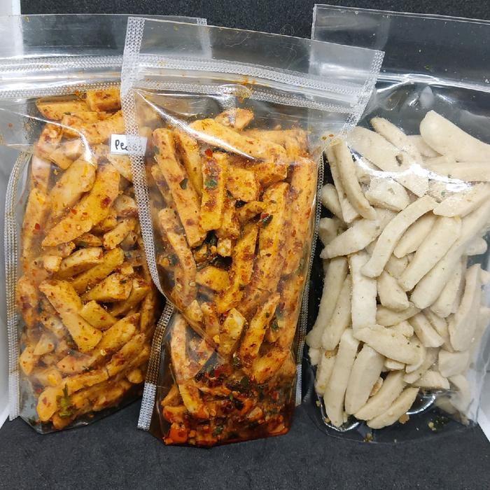 paket usaha basreng stik 50g(20pcs) Snacks Pedas Goreng Food Cemilan Makanan