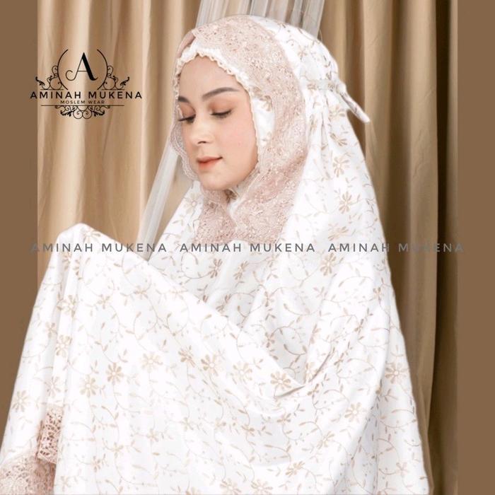 ORIGINAL Mukena dewasa premium sutra milo mewah renda syahrini terbaru 2022 2023 READY STOCK
