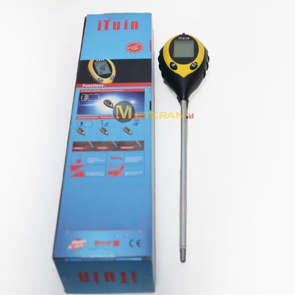 Ituin 4In1 Ph Meter Tanah Digital Original Pasti Promo