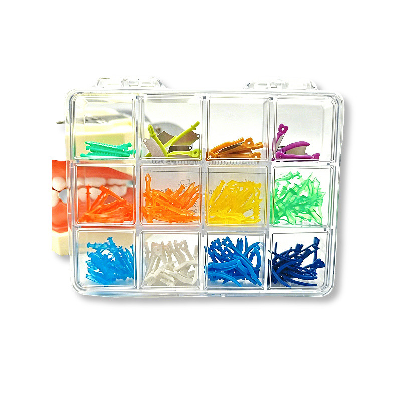 Polypropylene Dental Interproximal Wedges Set with Matrix Bands Assorted Sizes Complete Dental