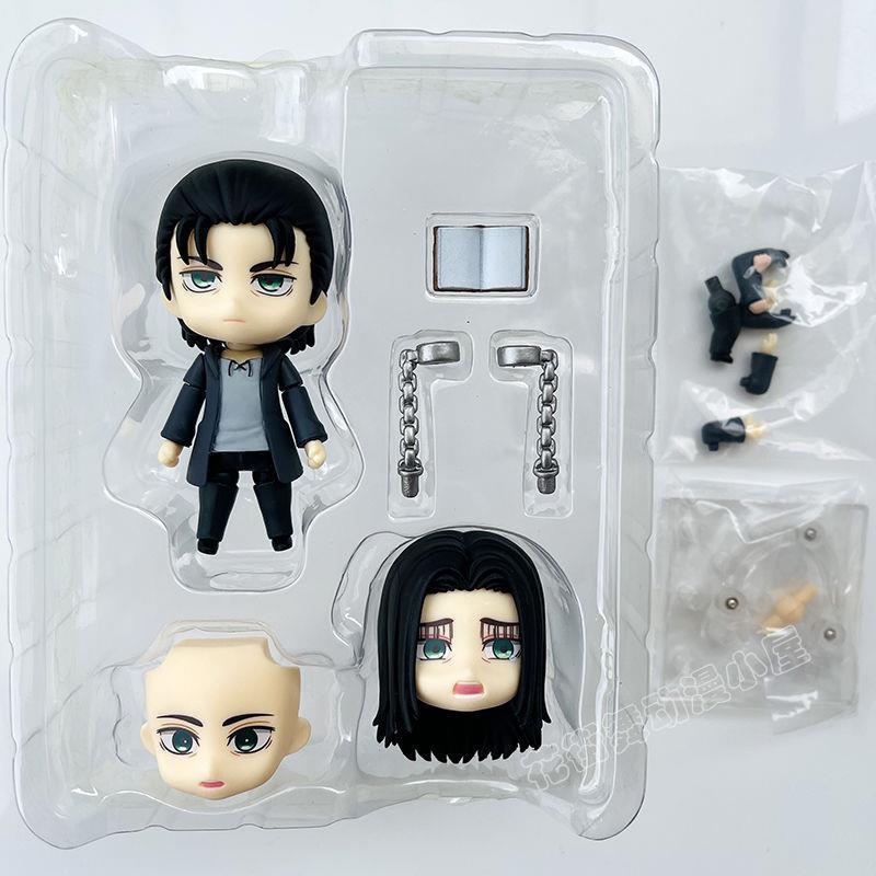 10cm Attack on Titan 2000# Eren Jaeger Eren Yeager The Final Season Anime Action Figure Toys Doll
