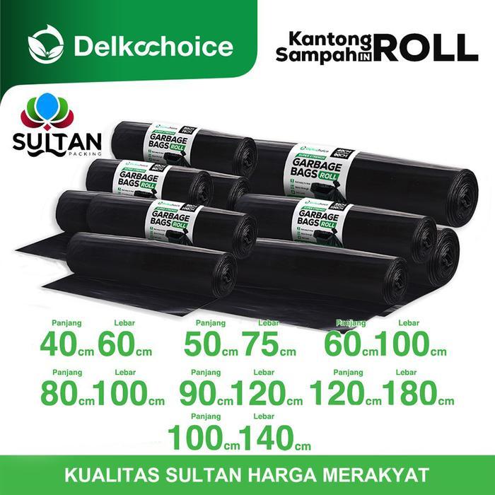 NEWSS KANTONG PLASTIK SAMPAH IN ROLL PREMIUM DELKOCHOICE