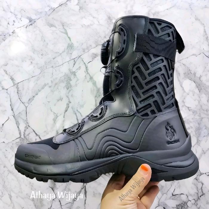 Sepatu PDL Cobra Tali Putar Tactical Original Sepatu PDL TNI Polri Kulit Asli