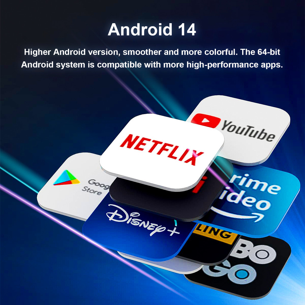R69 Plus Voice Control TV Box Ultra HD 8K Allwinner H728 Octa Core Support Netflix tv box WIFI 6 Set