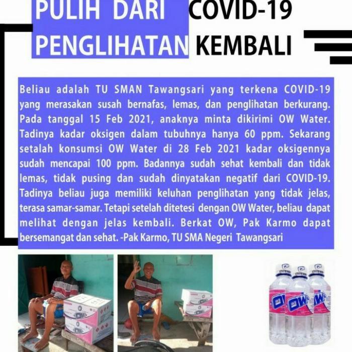 Air Oxy Oksigen Ow Water 288Ml X 36Pcs (1Dus)