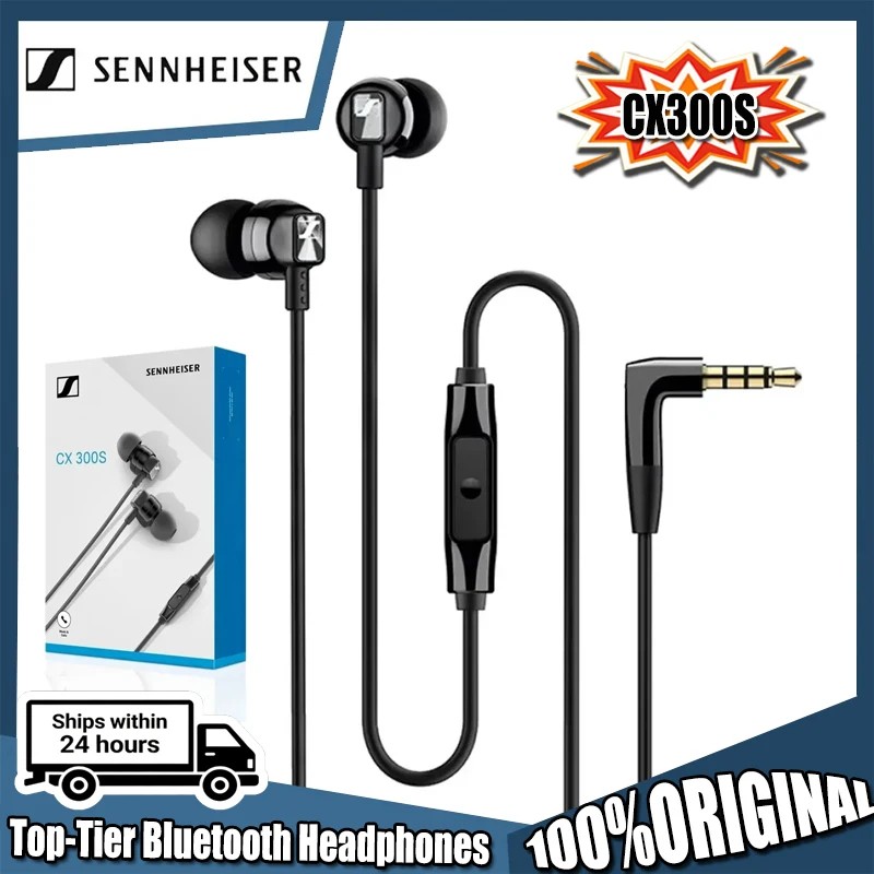 Sennheiser CX300S in Ear Music Headphones Wired Gaming Headphone Noise Isolation Intelligent Wired
