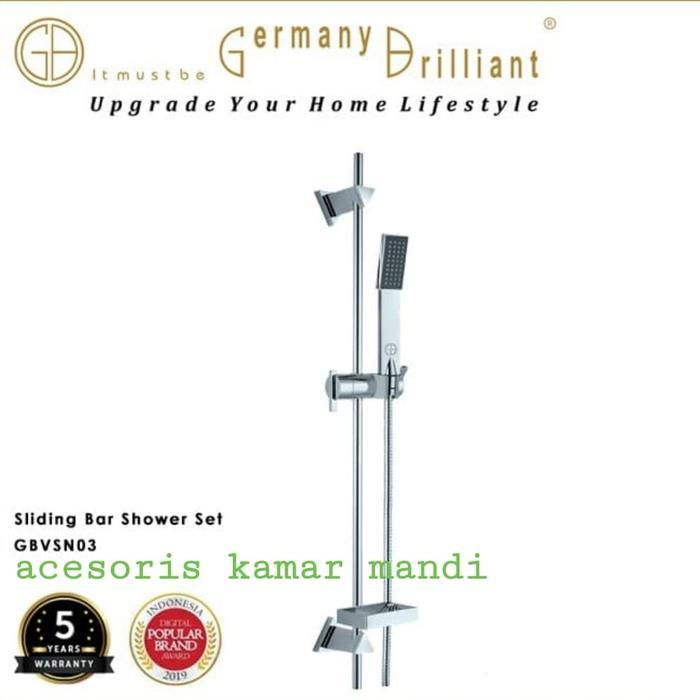 GBVSN03 tiang sower set sower kamar mandi ORIGINAL GERMANY BRILLIANT