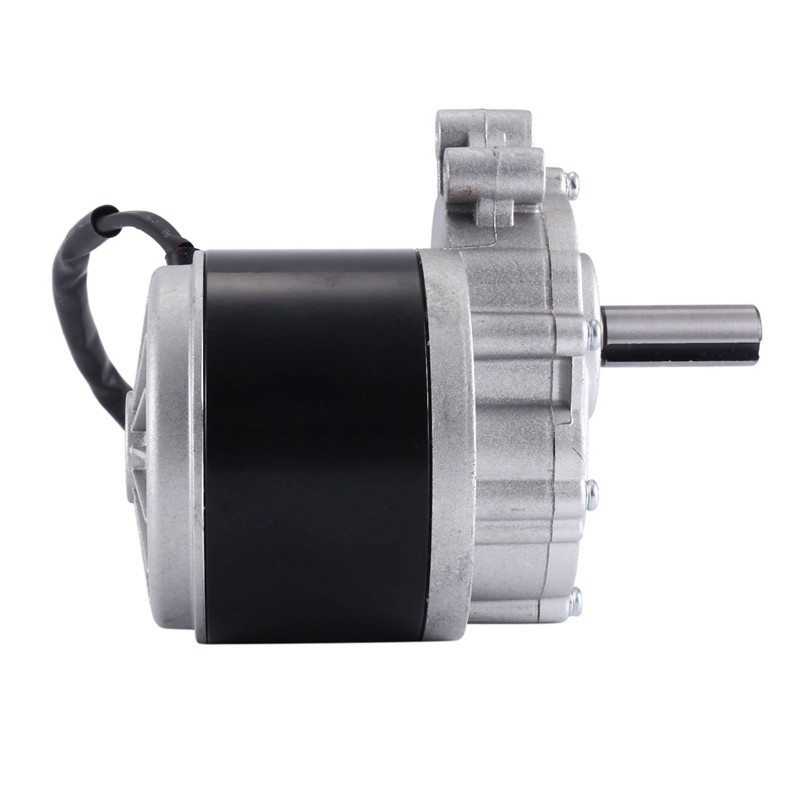 250W 24V Low Speed Brush Motor Low Speed DC Brushed Motor 44Mm Longer Shaft, Shaft Diameter 17Mm