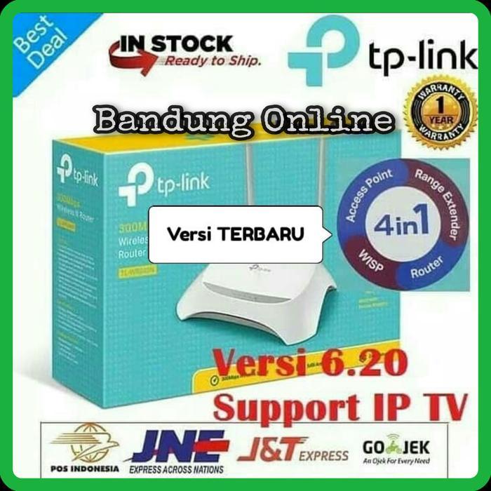 PROMO TPLINK TL WR840N Router 300Mbps AP Repeater Extender WISP