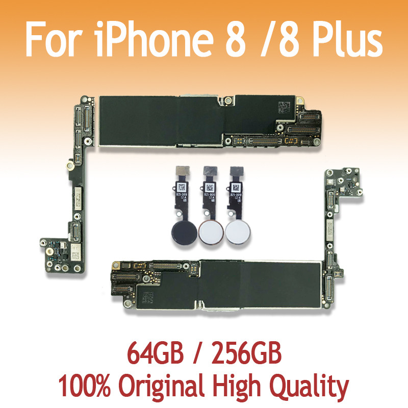 Motherboard For iPhone 8 Plus With/Without Touch ID, 64GB, 256GB, 100% Original, Unlocked, iOS