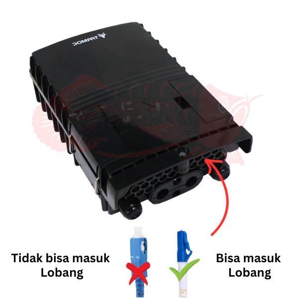 SKS ODP Mini 16 Core SC Hitam Fiber Optic mini ODP 16C Box Fiber Optic