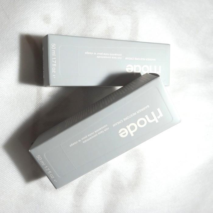rhode skin barrier restore cream by Hailey bieber