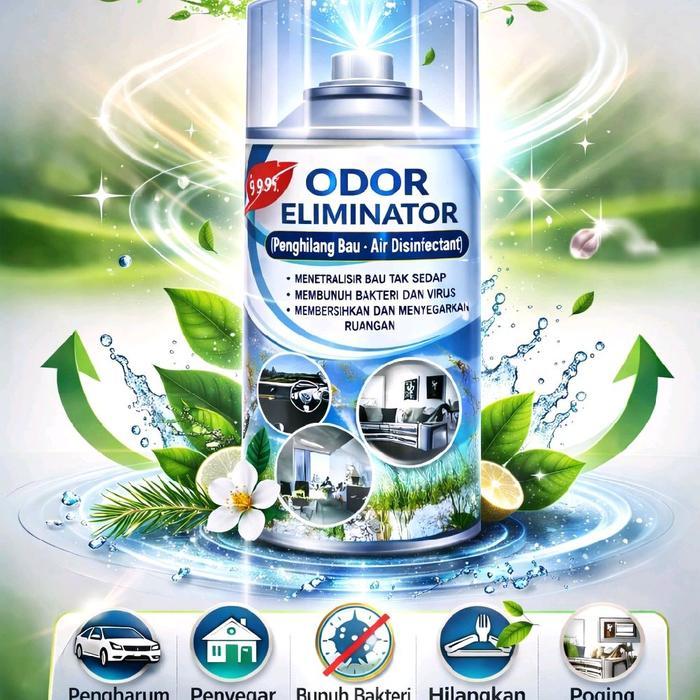 ZONE ODOR eliminator pengharum dan poging ruang mobil penghilang BAUAPEK pembunuh BAKTERY PENYEGAR