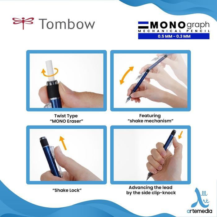 Tombow Mono Graph Mechanical Pencil Terbaik
