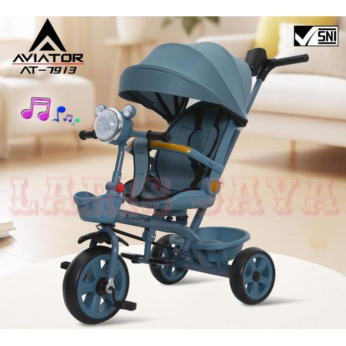 RODA TIGA TRICYCLE AVIATOR AT-7913 SEPEDA ANAK BY AVIATOR TERBARU