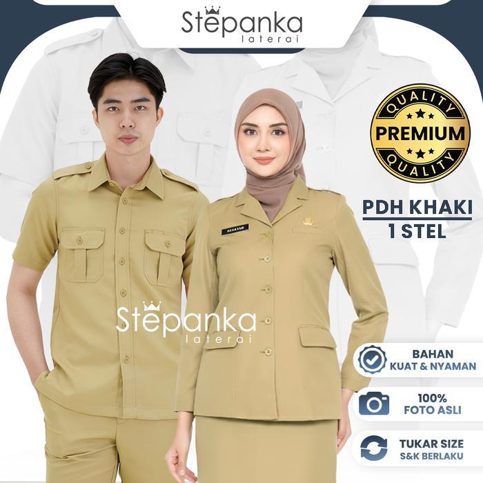 Seragam Asn Khaki/ Asn Khaki Pria/ Asn Khaki Wanita/ Pdh Khaki/ Asn Khaki Coklat/ Seragam Asn/